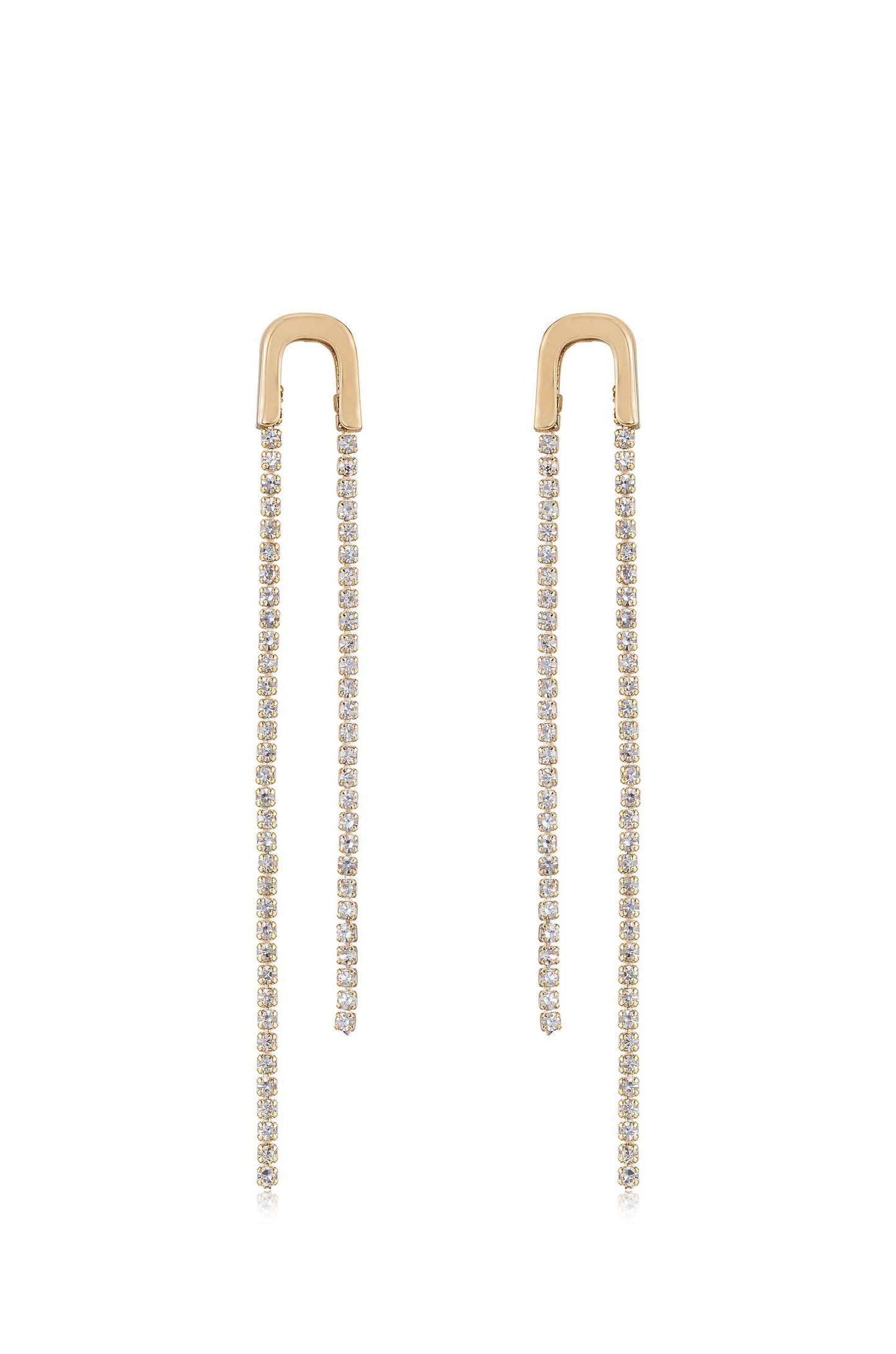 Double Chain Drop Earrings