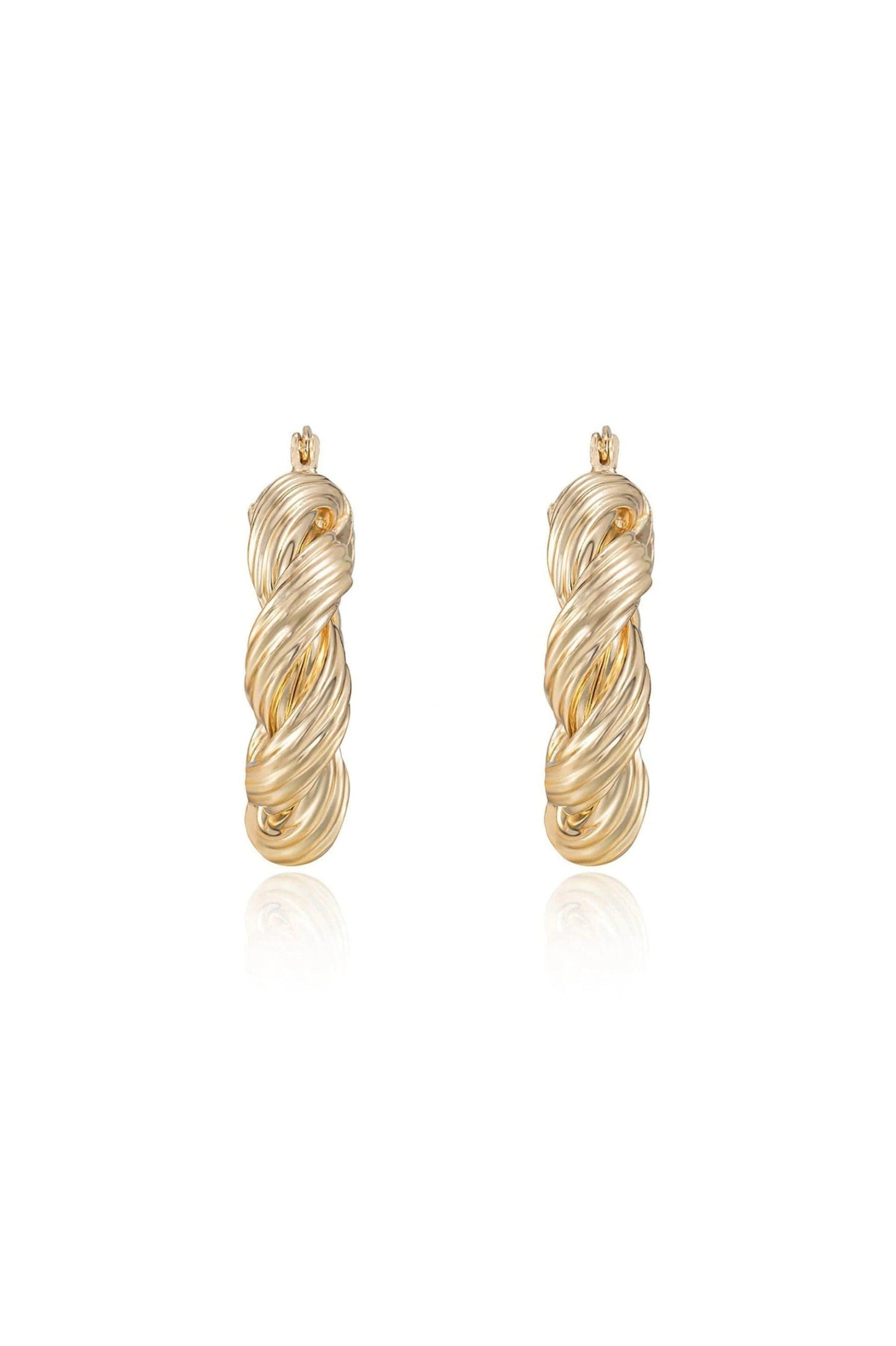 Modern Day Twist Hoops