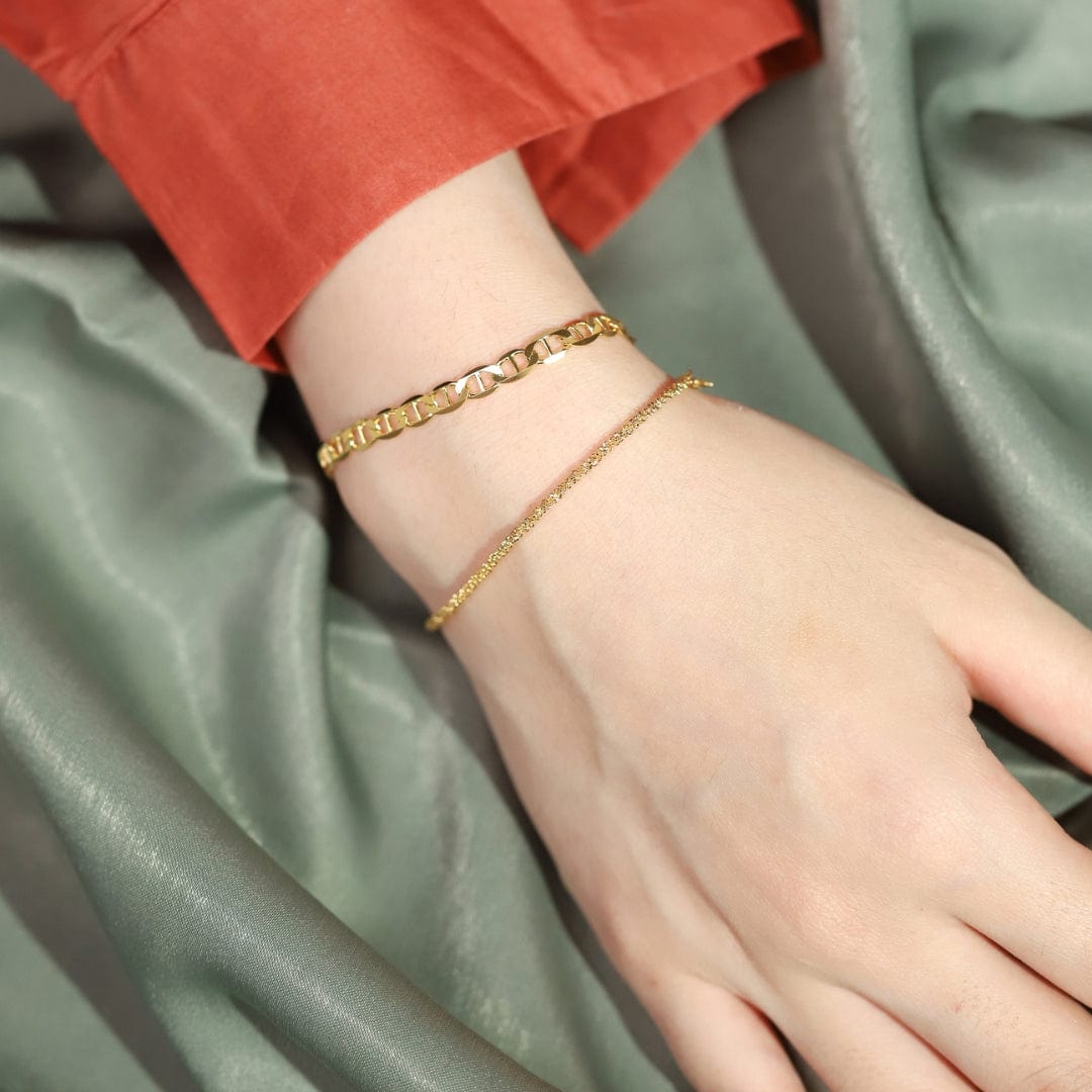 Gold Vermeil Mariner Chain Bracelet