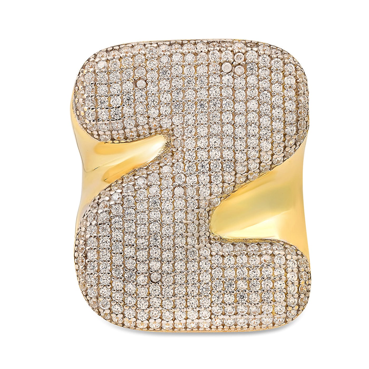 Twinkling Monogram Ring