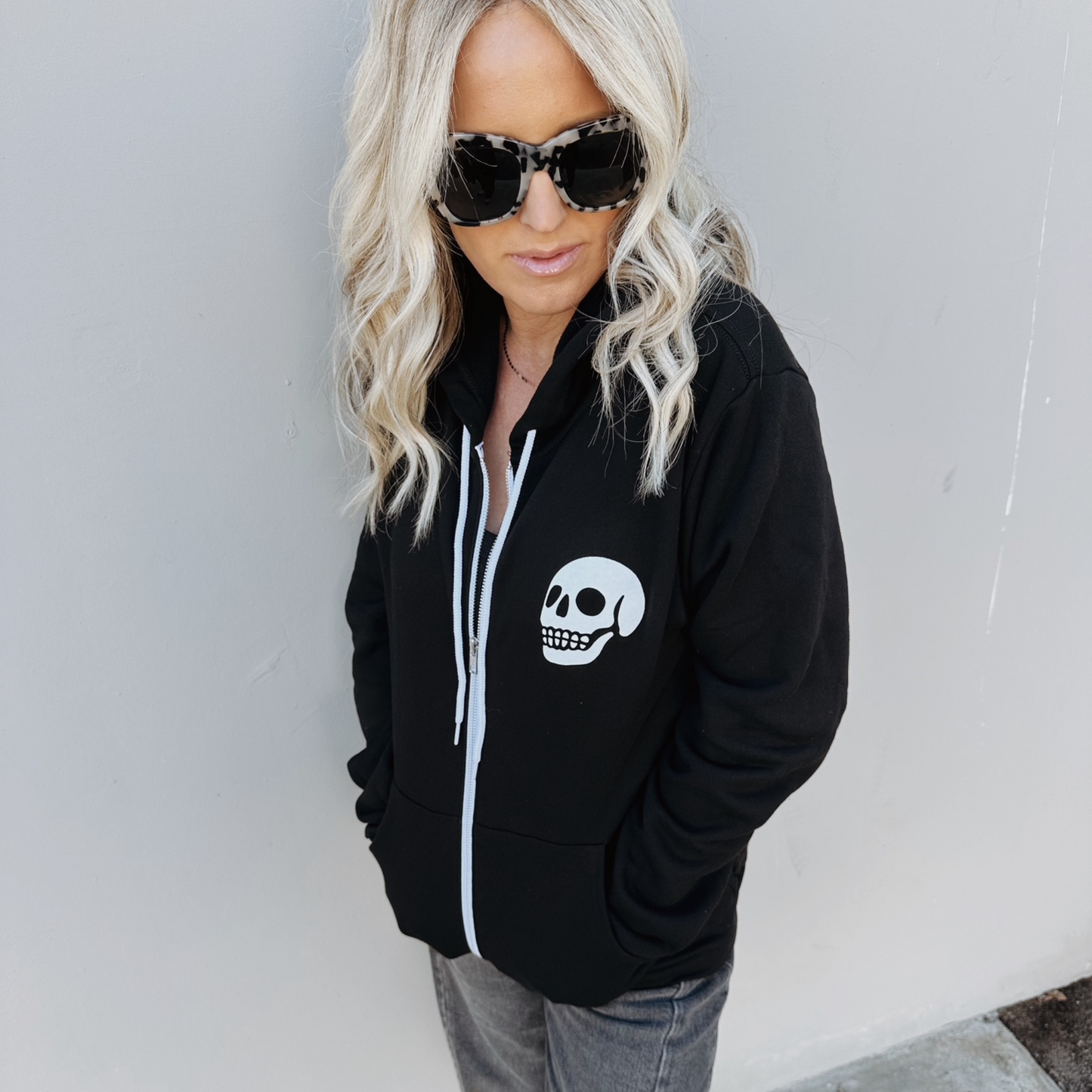 Forever Young Hooded Zip Sweatshirt