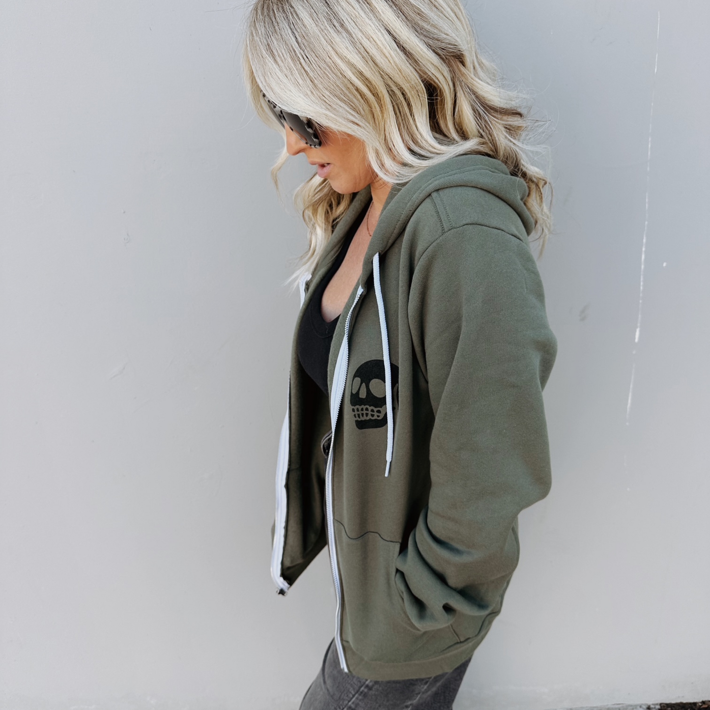 Forever Young Hooded Zip Sweatshirt