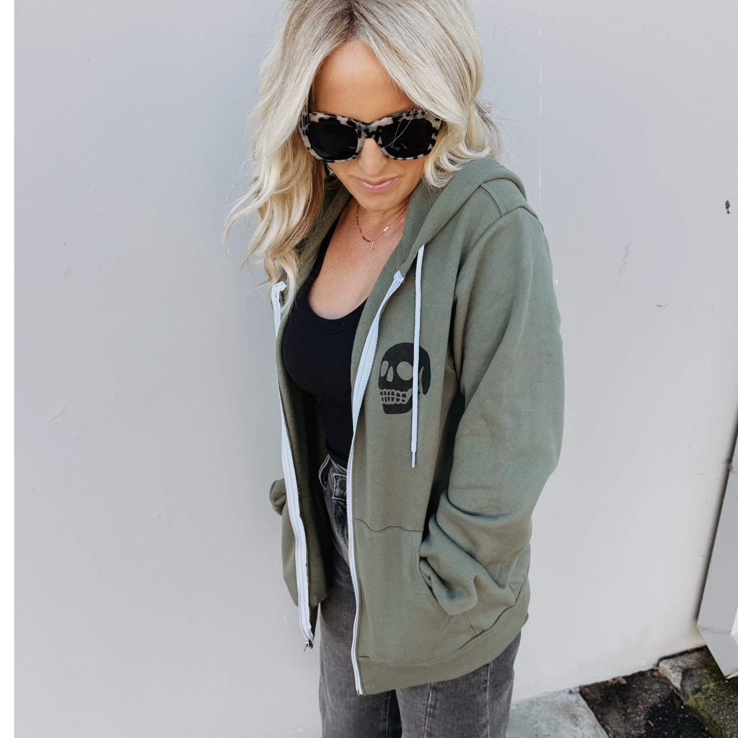 Forever Young Hooded Zip Sweatshirt