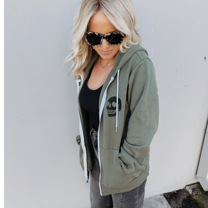 Forever Young Hooded Zip Sweatshirt