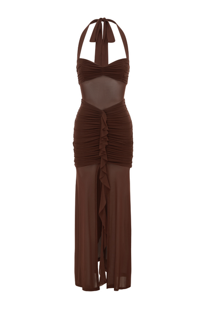 Tallula Maxi Dress - Espresso