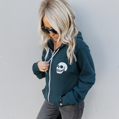 Forever Young Hooded Zip Sweatshirt