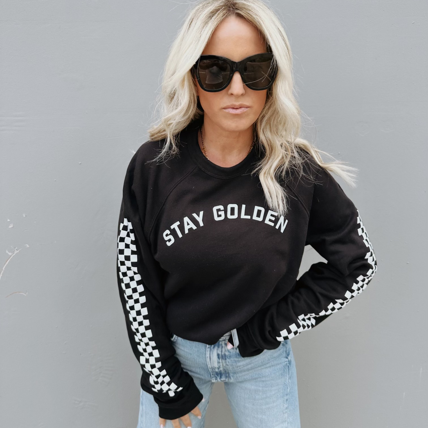 Stay Golden Crew Fleece