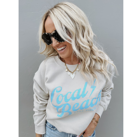 LB Good Times USA Crew Fleece