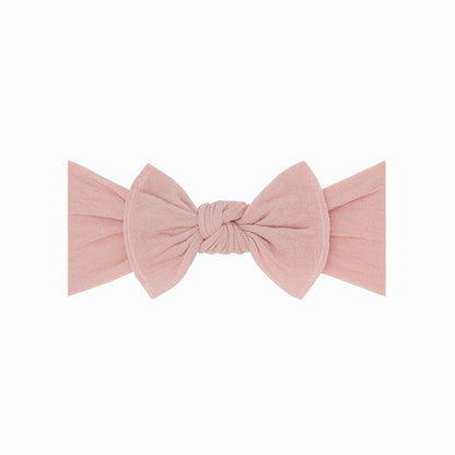 BABY BLING - Itty Bitty Knot Small Soft Nylon Bow Headband