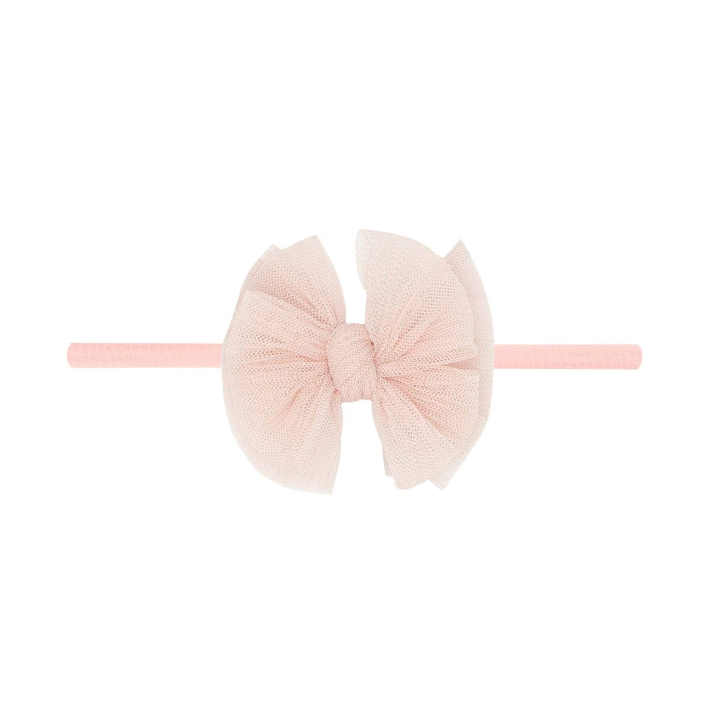 BABY BLING - Tulle Baby FAB® Skinny Soft Tulle Bow Headband