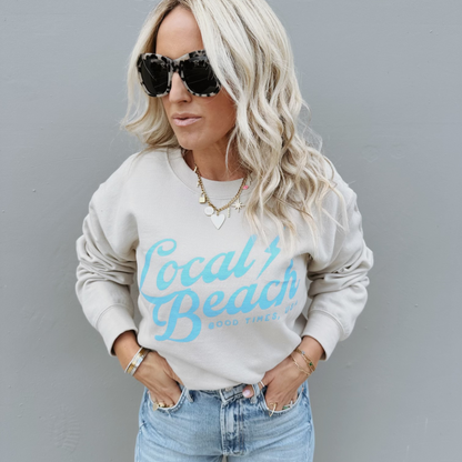 LB Good Times USA Crew Fleece