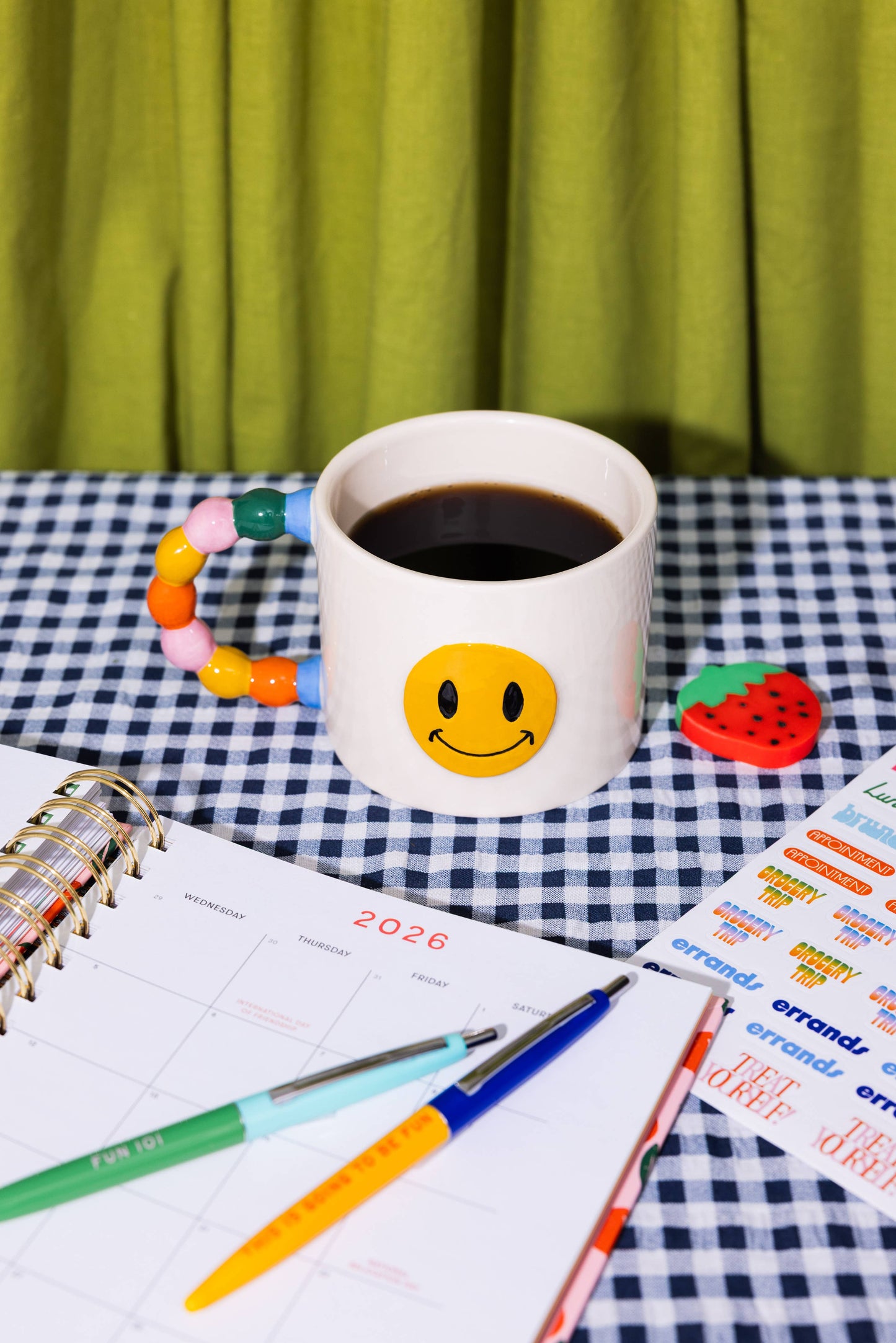 BANDO - Smiley Face Ceramic Mug