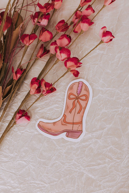 Cowgirl Boot Sticker