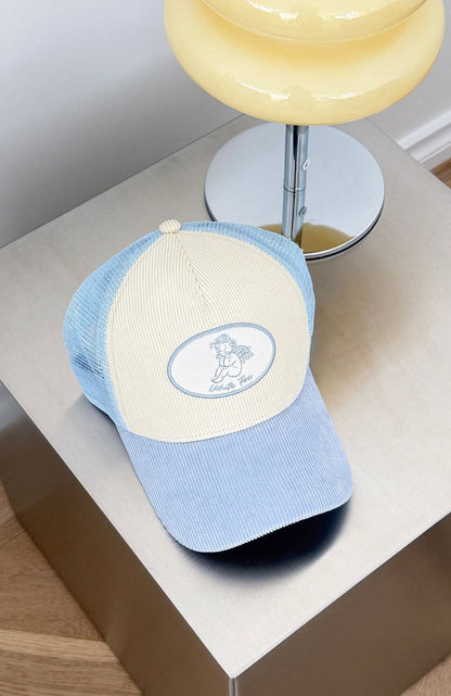 Just Too Cute Cap Baby Blue/Cream
