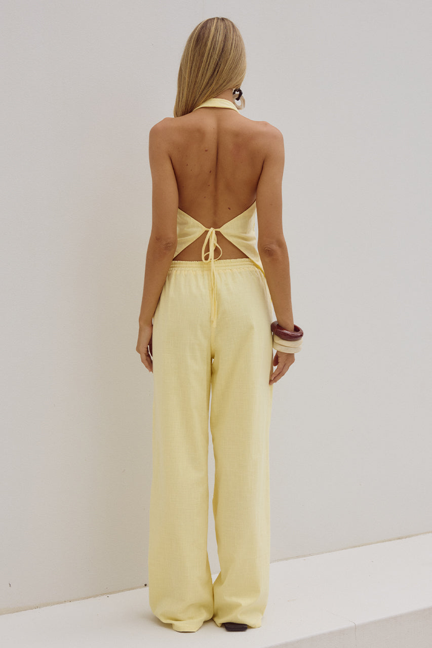 Poppy Pants - Lemon