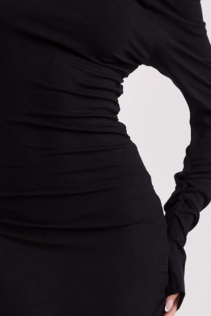 Reyna Maxi Dress - Black