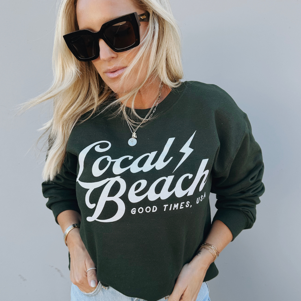 LB Good Times USA Crew Fleece