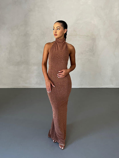 Aurora Gown - Bronze Gold