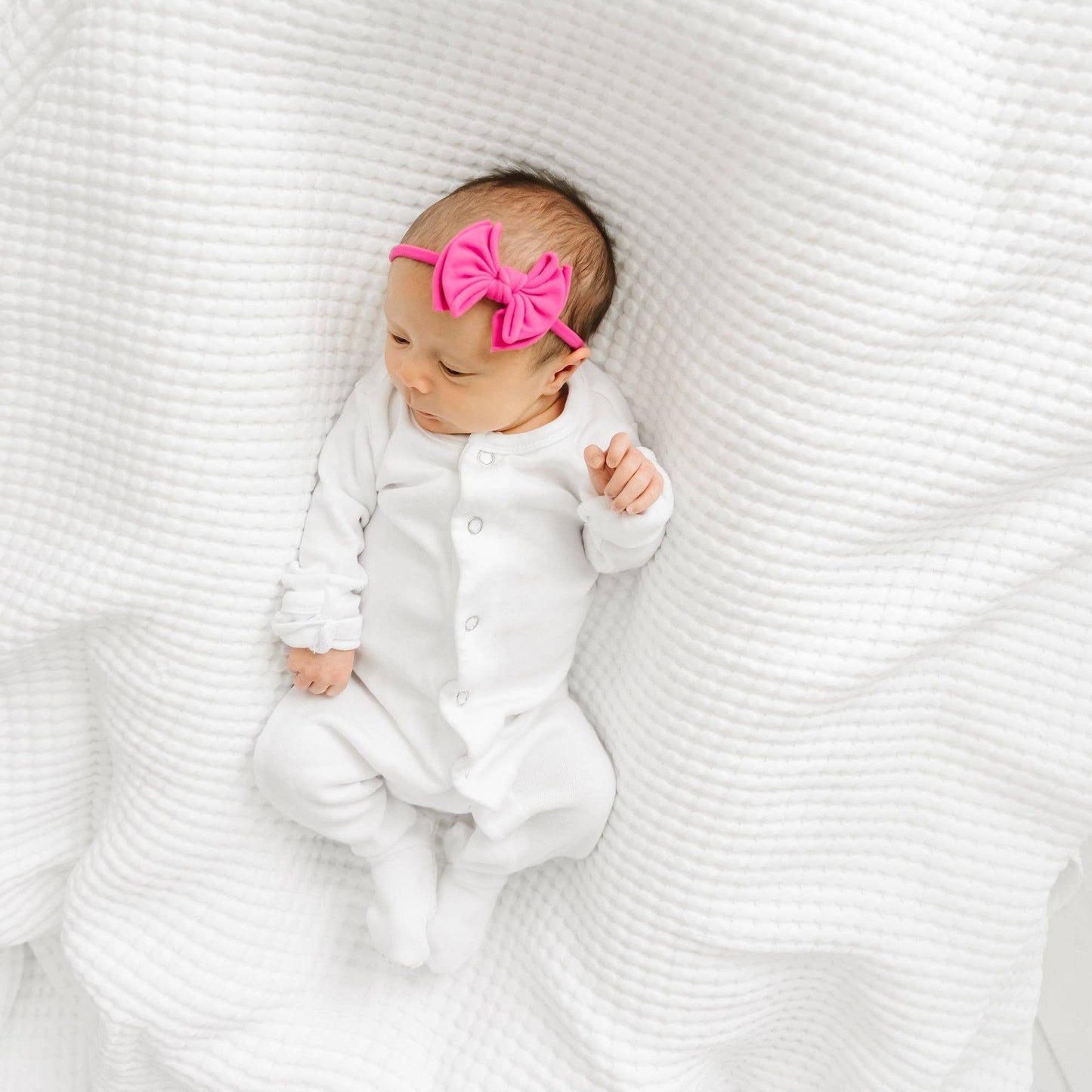 BABY BLING - Baby FAB® Skinny Soft Nylon Bow Headband