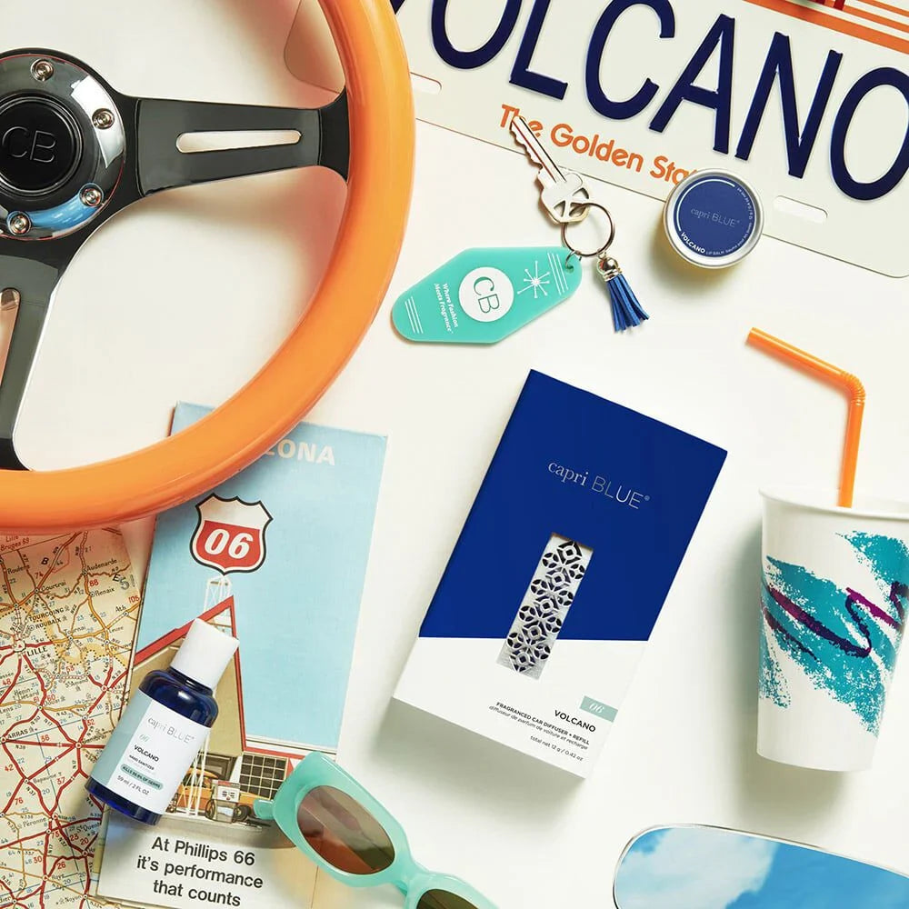 CAPRI BLUE - Volcano Car Diffuser + Refill