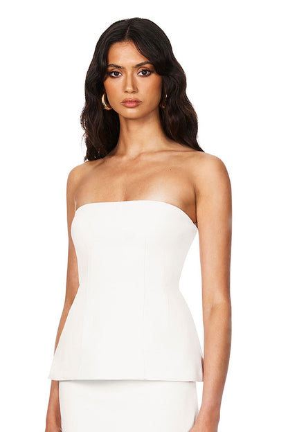 Nookie Caroline Strapless Top - Ivory