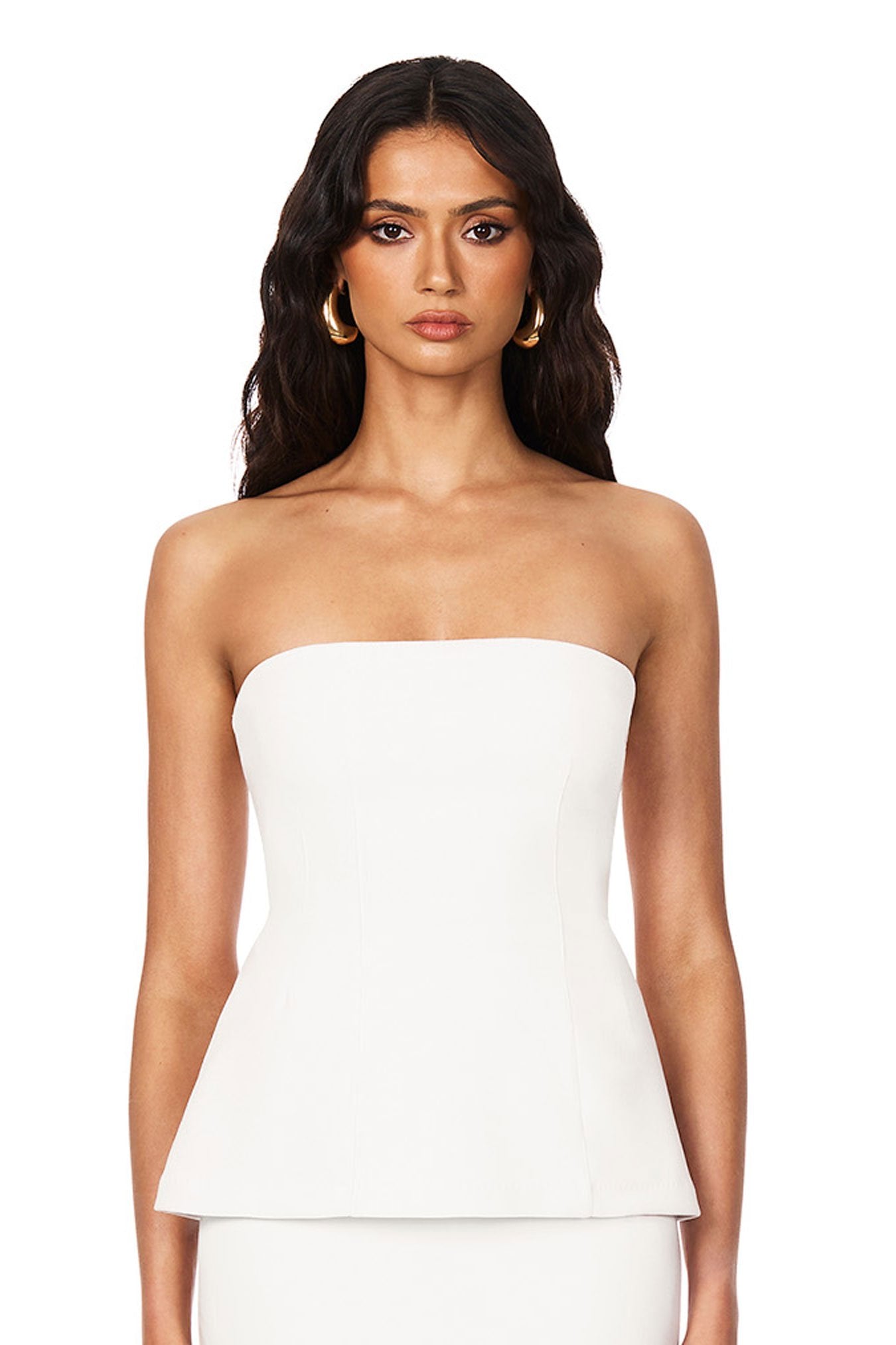 Nookie Caroline Strapless Top - Ivory