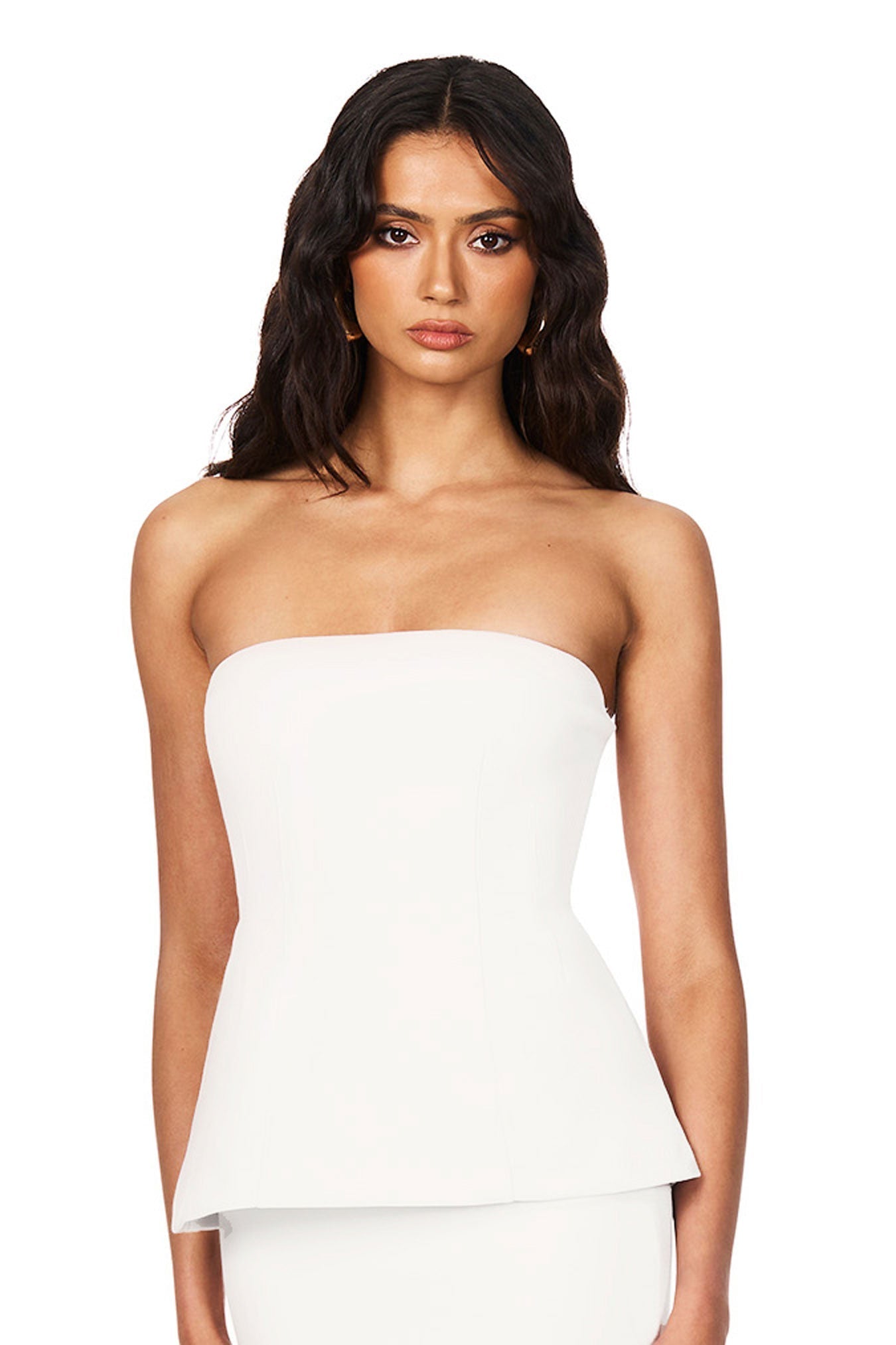 Nookie Caroline Strapless Top - Ivory
