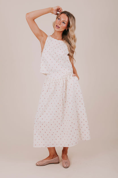 Cherries At The Park Skirt