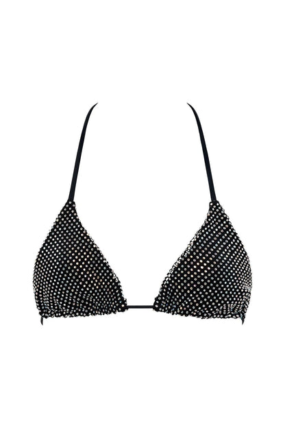 Nookie Rhinestone Rodeo Tri - Black