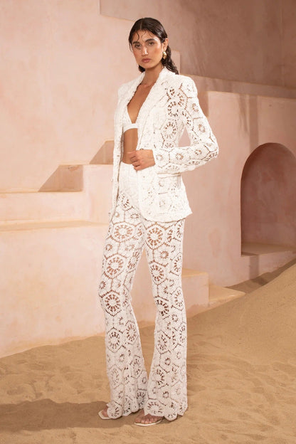 Sardinia Blazer - White