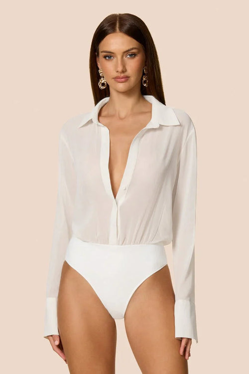 Nookie Horizon Bodysuit - White