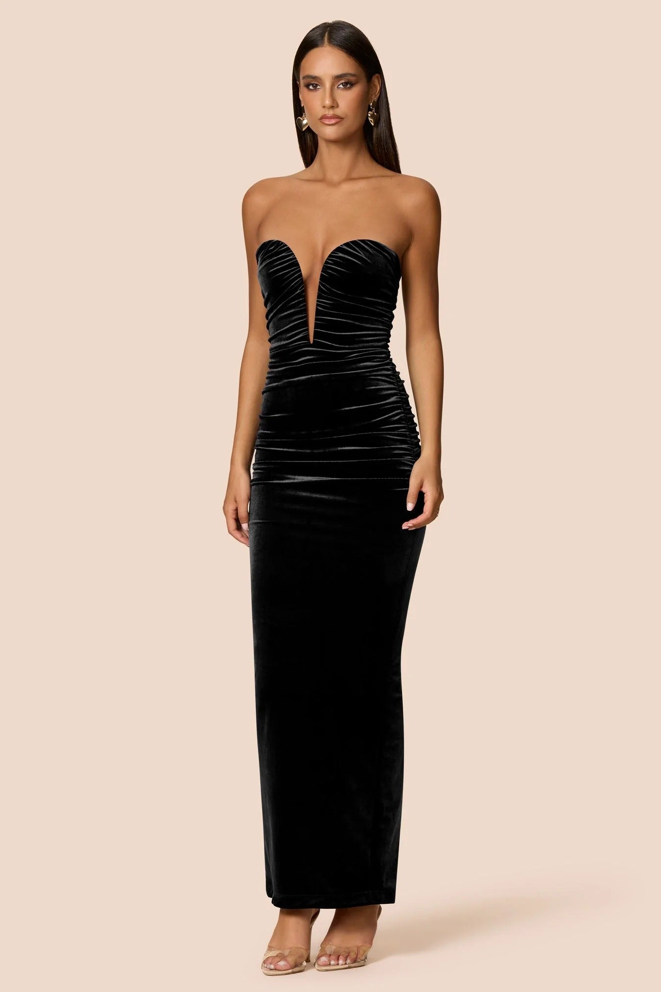 Nookie Nina Gown -  Black