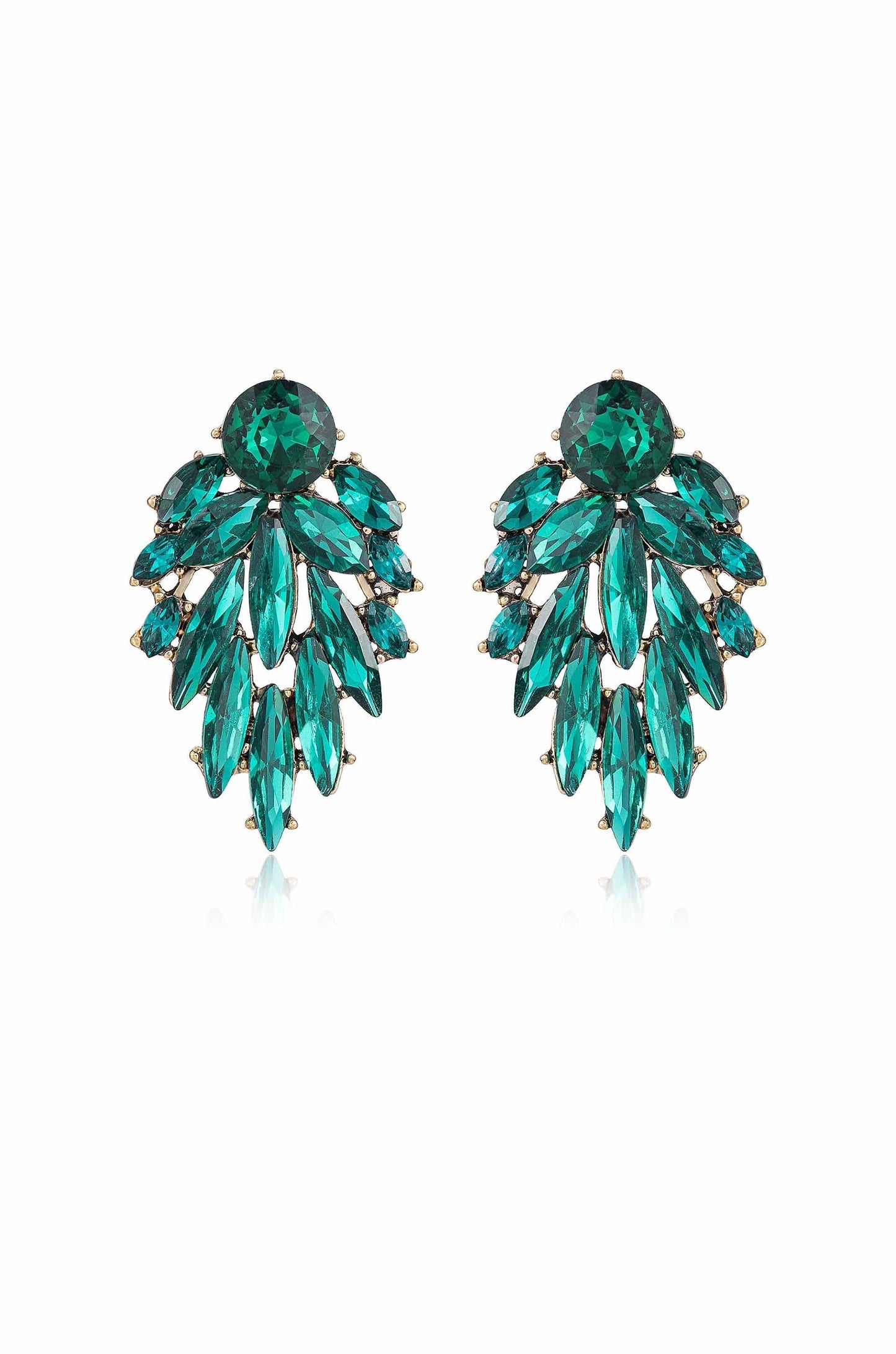 Cry Me A River Earrings - Emerald