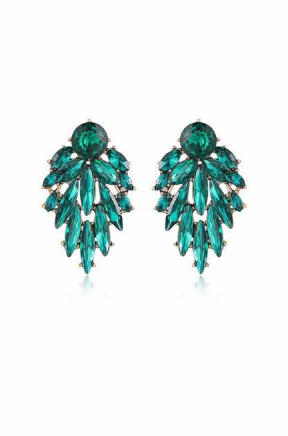 Cry Me A River Earrings - Emerald