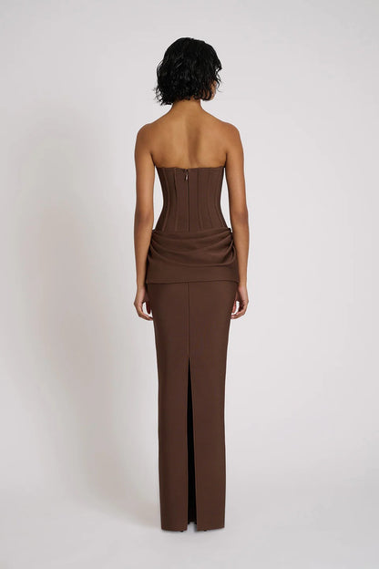 Hilda Gown - Chocolate