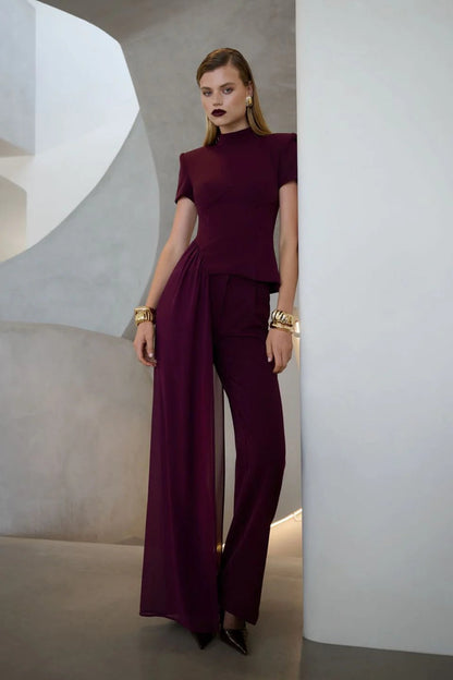 Caitlin Top - Deep Plum