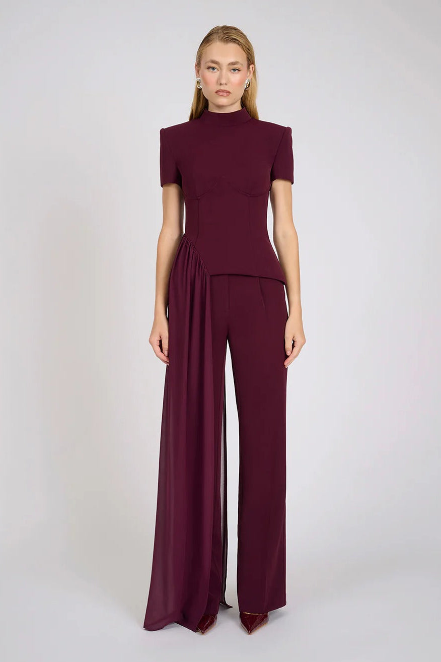 Caitlin Top - Deep Plum