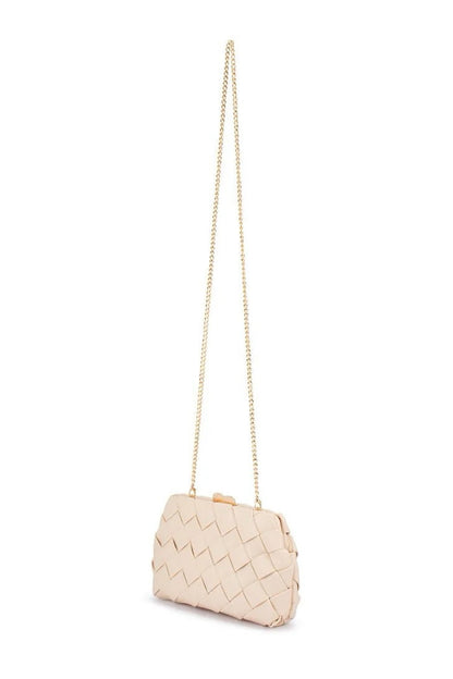 Quinn Woven Clutch - Natural