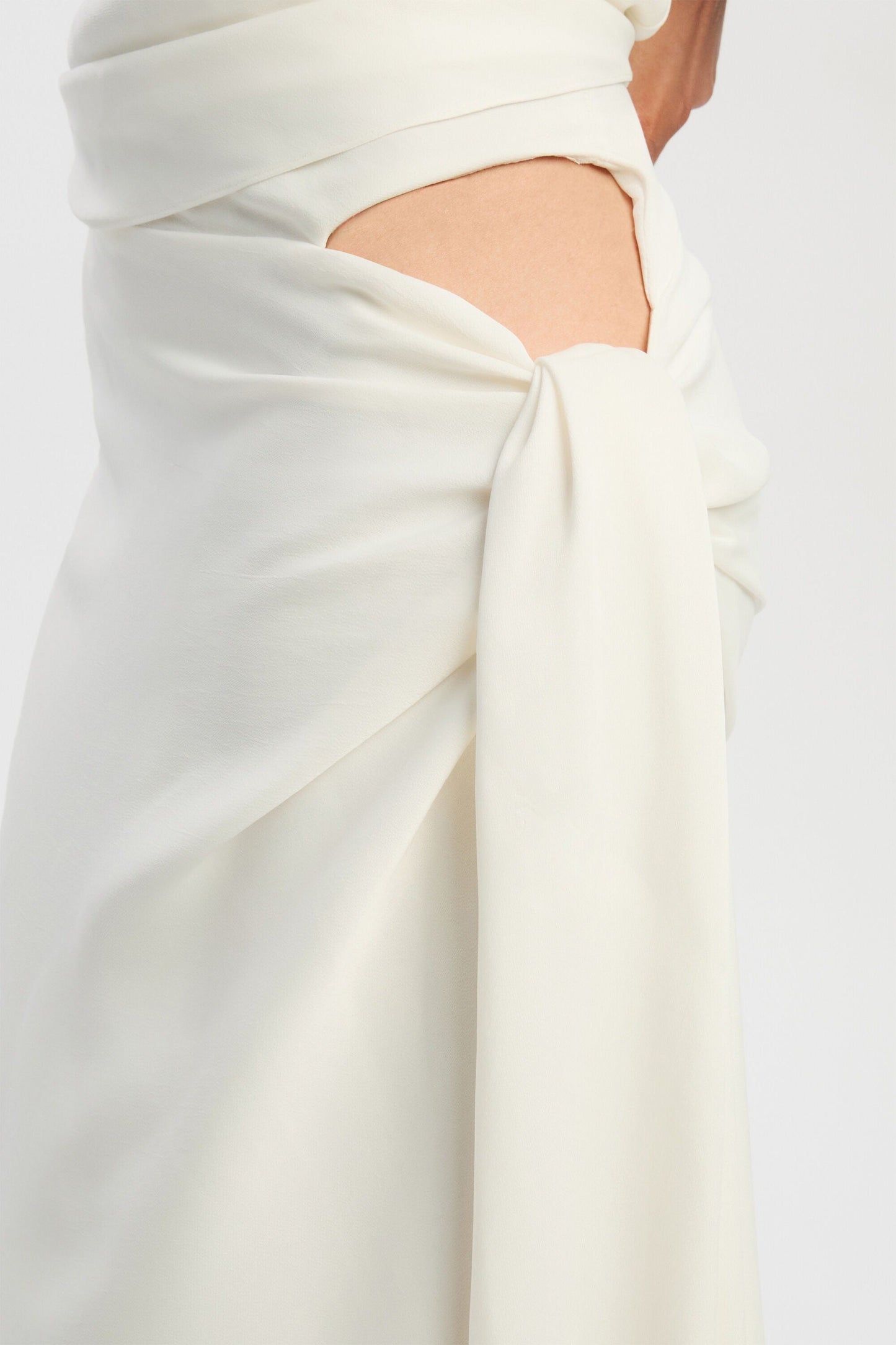 Solene Maxi Skirt - Orchid White