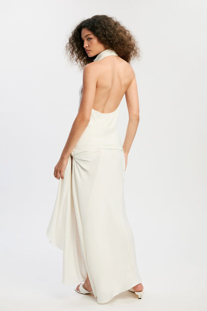 Solene Maxi Skirt - Orchid White