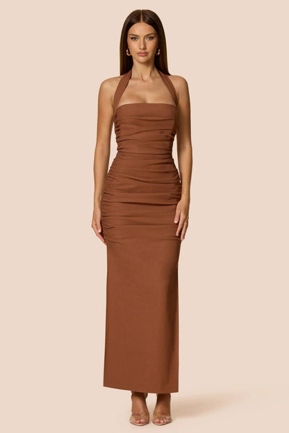 Nookie Zenya Maxi Dress - Caramel