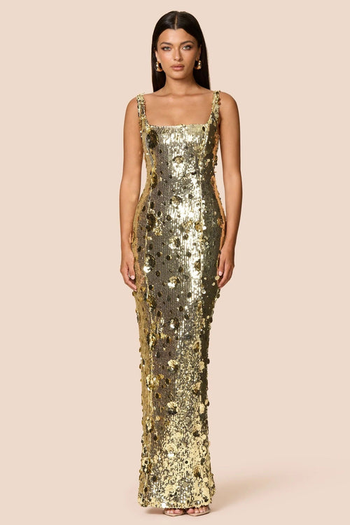 Nookie Seraphine Gown - Gold