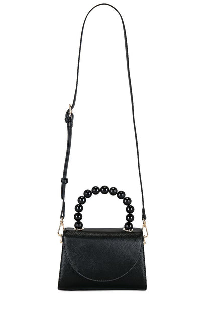 Wendy Acrylic Bead Bag - Black