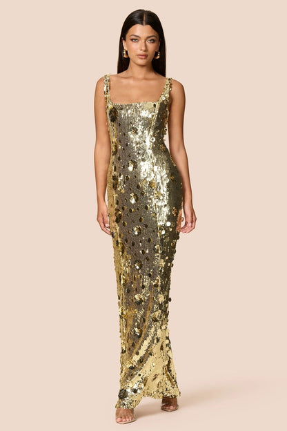 Nookie Seraphine Gown - Gold