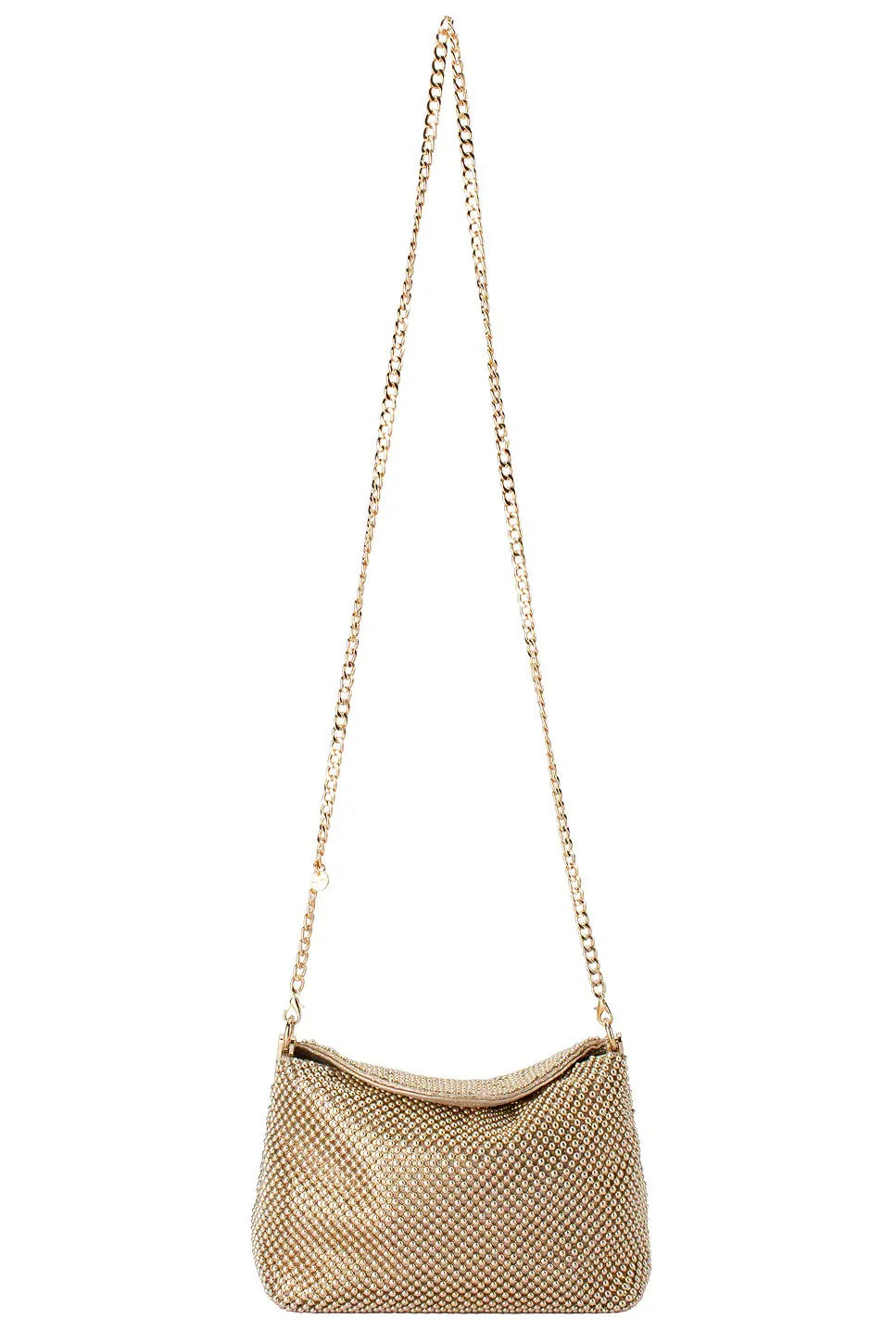 Skylar Ball Mesh Bag - Gold