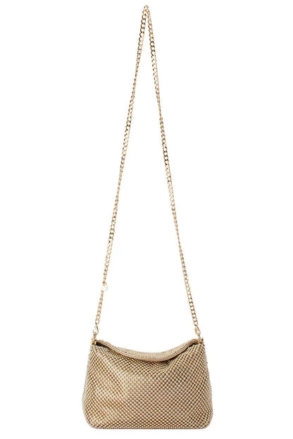 Skylar Ball Mesh Bag - Gold