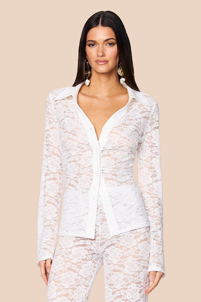 Nookie Lala Shirt - White