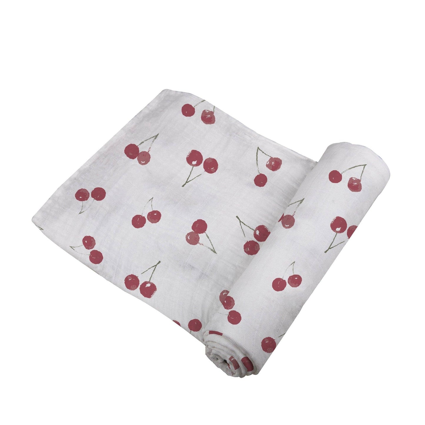 BABY - Sweetheart Cherry Bamboo Swaddle