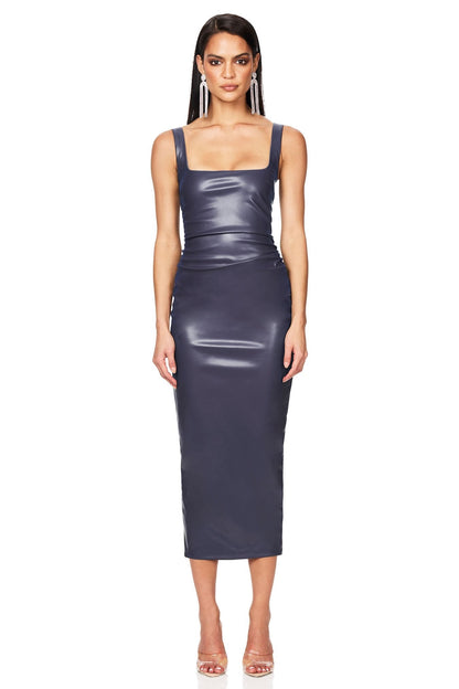 Nookie Off Duty Midi Dress - Denim