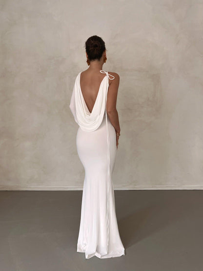 Reversible Emilia Gown - White